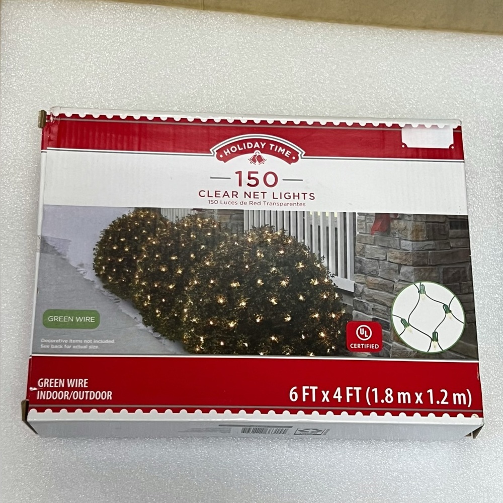 Holiday Time 150 Clear Net Christmas lights